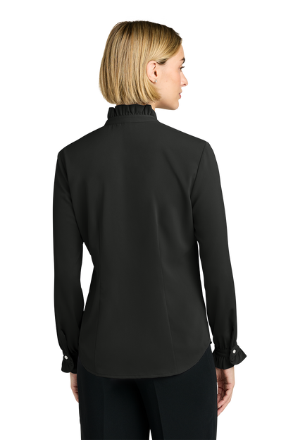 Brooks Brothers® Women’s Long Sleeve Ruffle Collar Blouse - BB18011