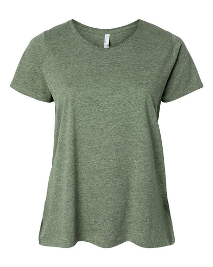 LAT - Women's Curvy Collection Fine Jersey Tee - 3816