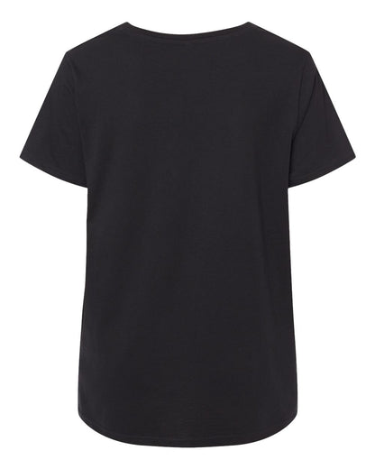 LAT - Women's Curvy Collection Fine Jersey Tee - 3816