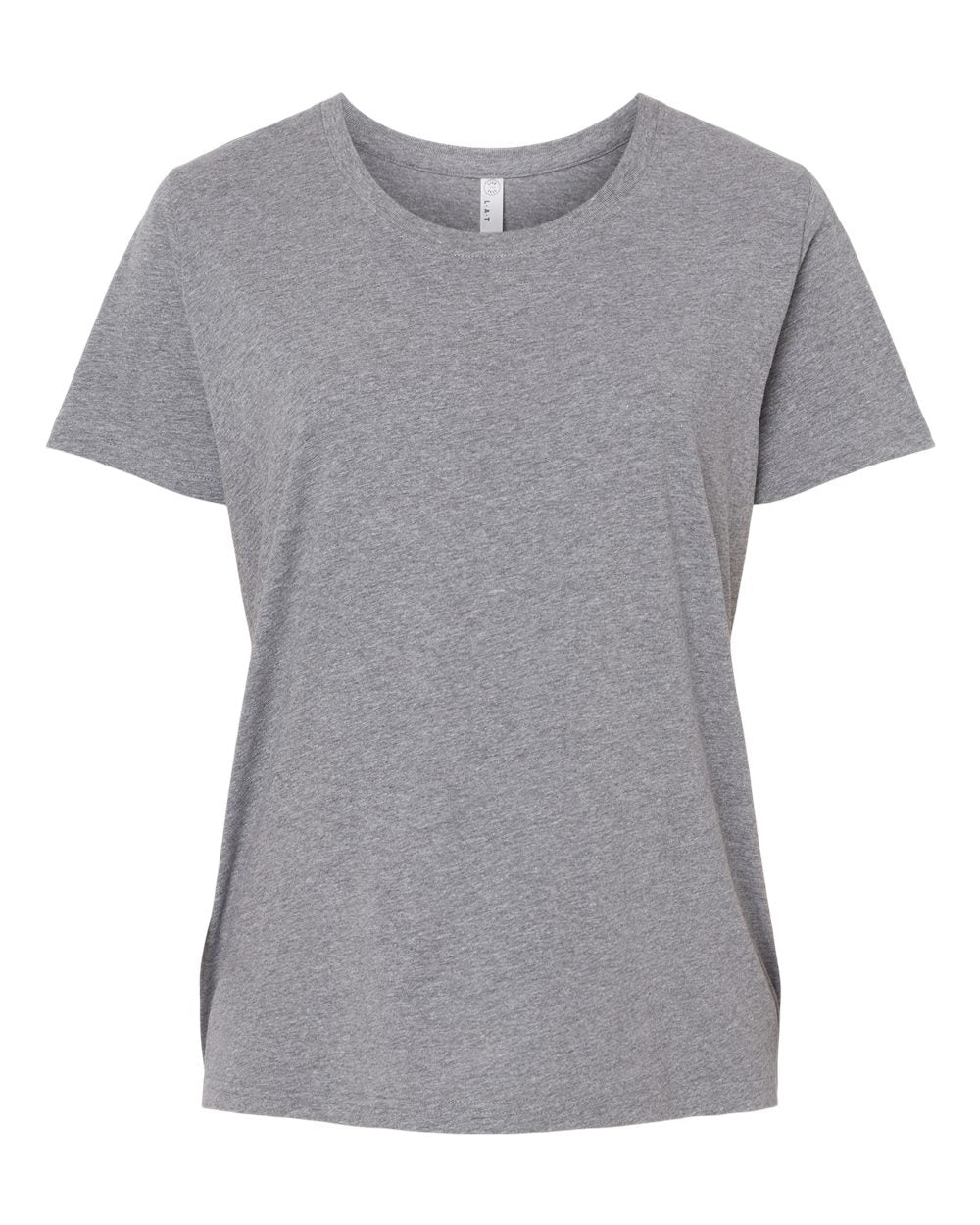 LAT - Women's Curvy Collection Fine Jersey Tee - 3816