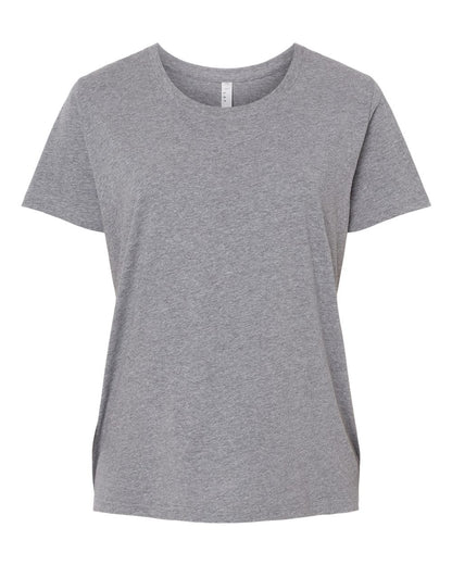 LAT - Women's Curvy Collection Fine Jersey Tee - 3816