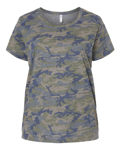 LAT - Women's Curvy Collection Fine Jersey Tee - 3816