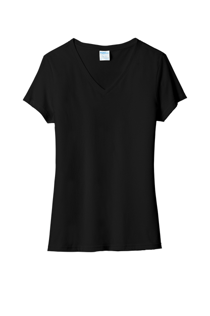 Port & Co™ Women's Tri-Blend V-Neck Tee- LPC330V