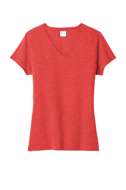 Port & Co™ Women's Tri-Blend V-Neck Tee- LPC330V