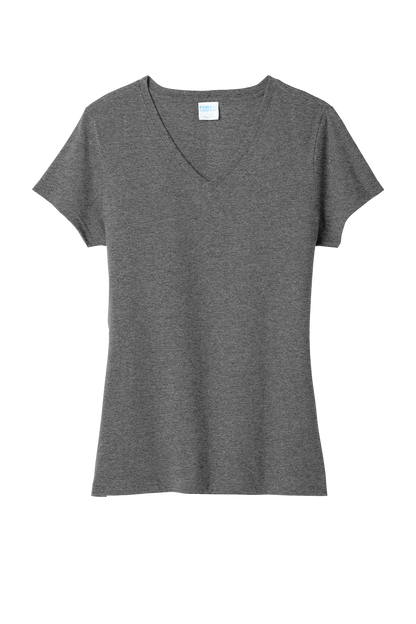 Port & Co™ Women's Tri-Blend V-Neck Tee- LPC330V