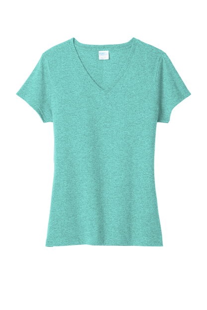 Port & Co™ Women's Tri-Blend V-Neck Tee- LPC330V