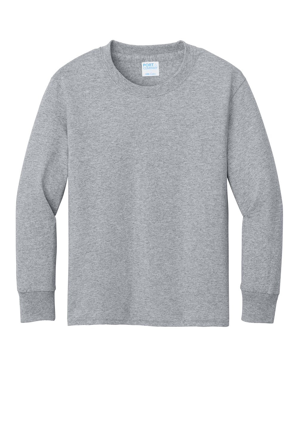 Port & Co™ Youth Long Sleeve Core Cotton Tee - PC54YLS