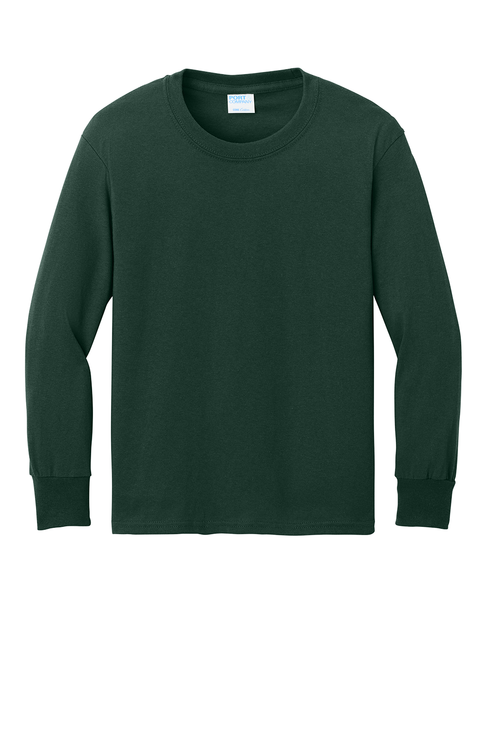 Port & Co™ Youth Long Sleeve Core Cotton Tee - PC54YLS