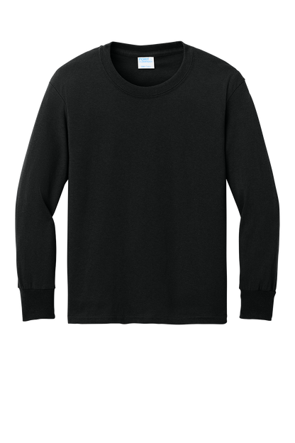 Port & Co™ Youth Long Sleeve Core Cotton Tee - PC54YLS