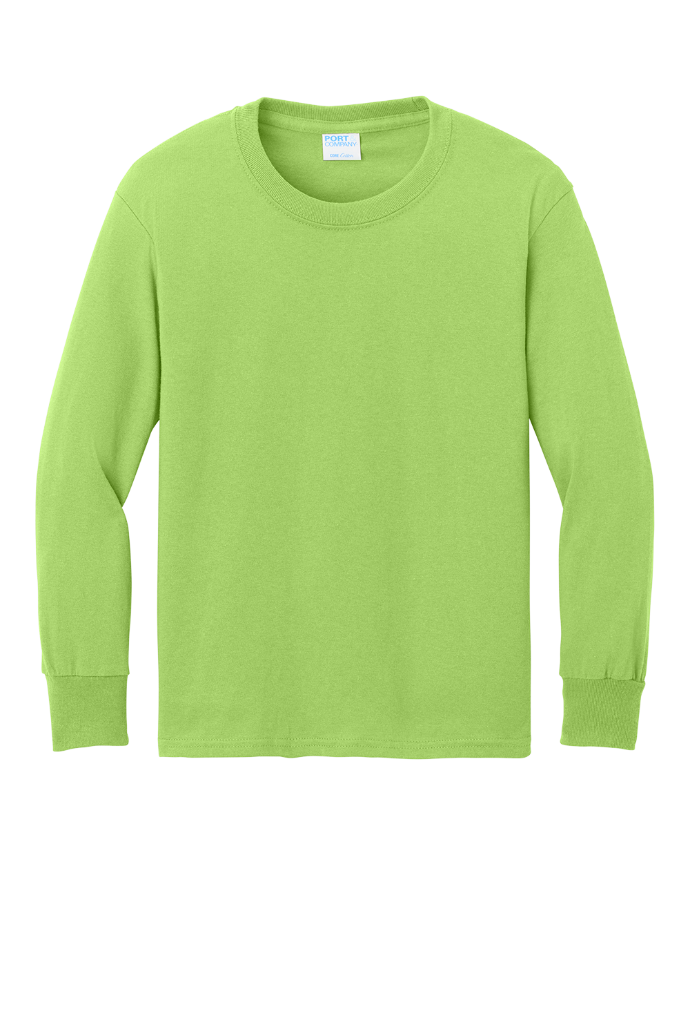 Port & Co™ Youth Long Sleeve Core Cotton Tee - PC54YLS