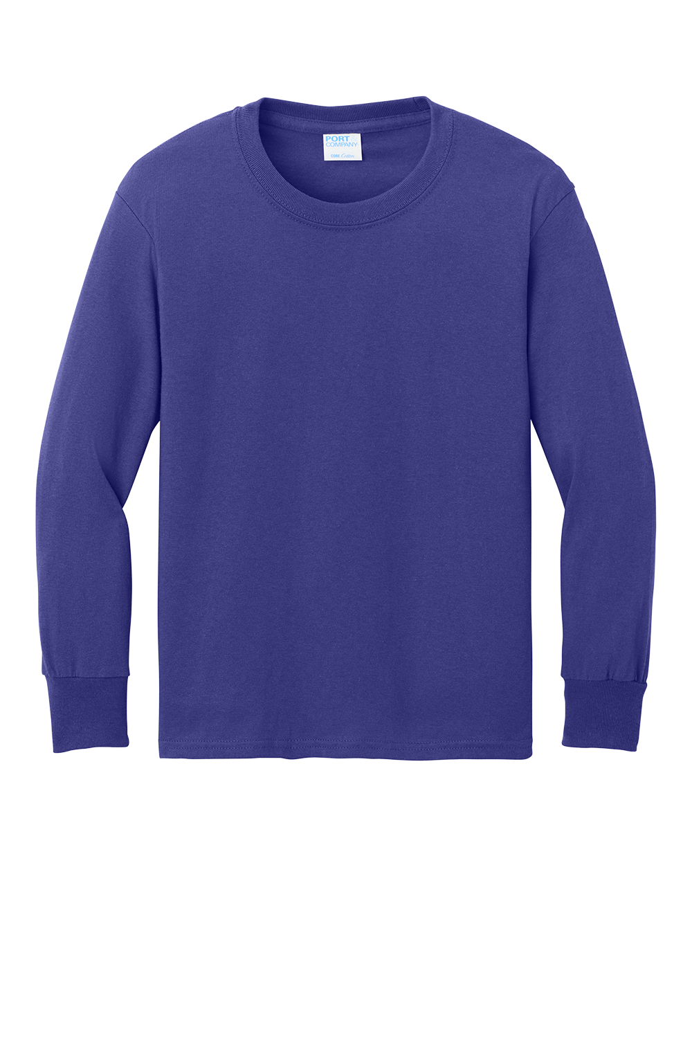 Port & Co™ Youth Long Sleeve Core Cotton Tee - PC54YLS