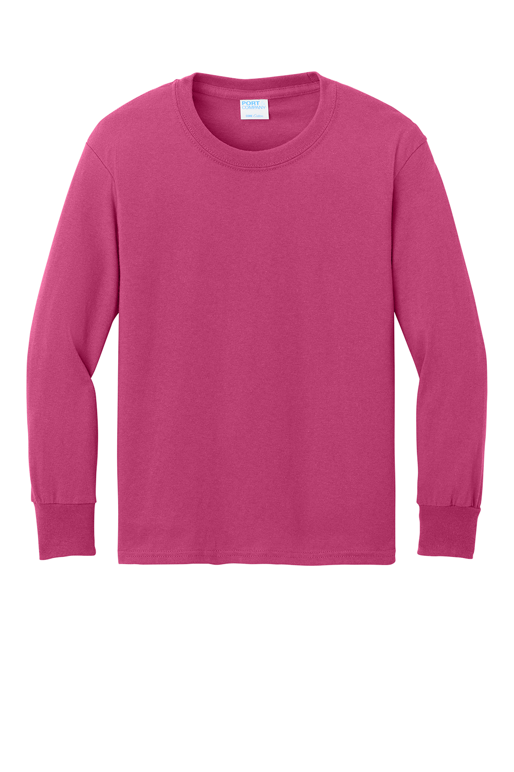 Port & Co™ Youth Long Sleeve Core Cotton Tee - PC54YLS