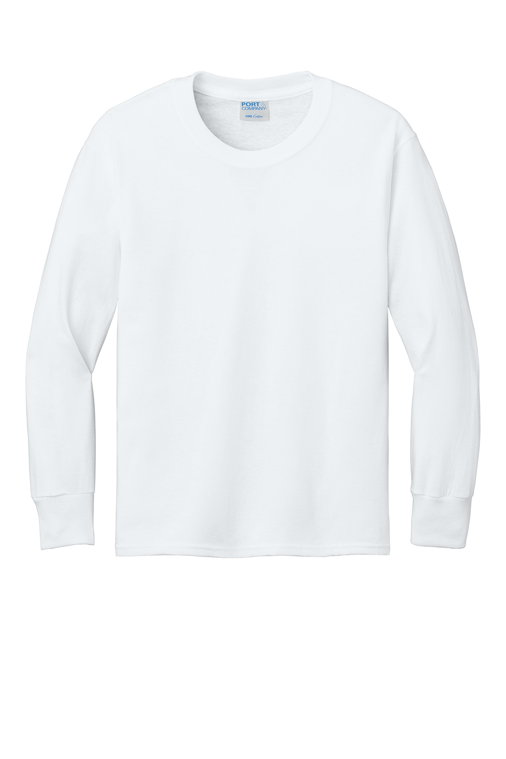 Port & Co™ Youth Long Sleeve Core Cotton Tee - PC54YLS