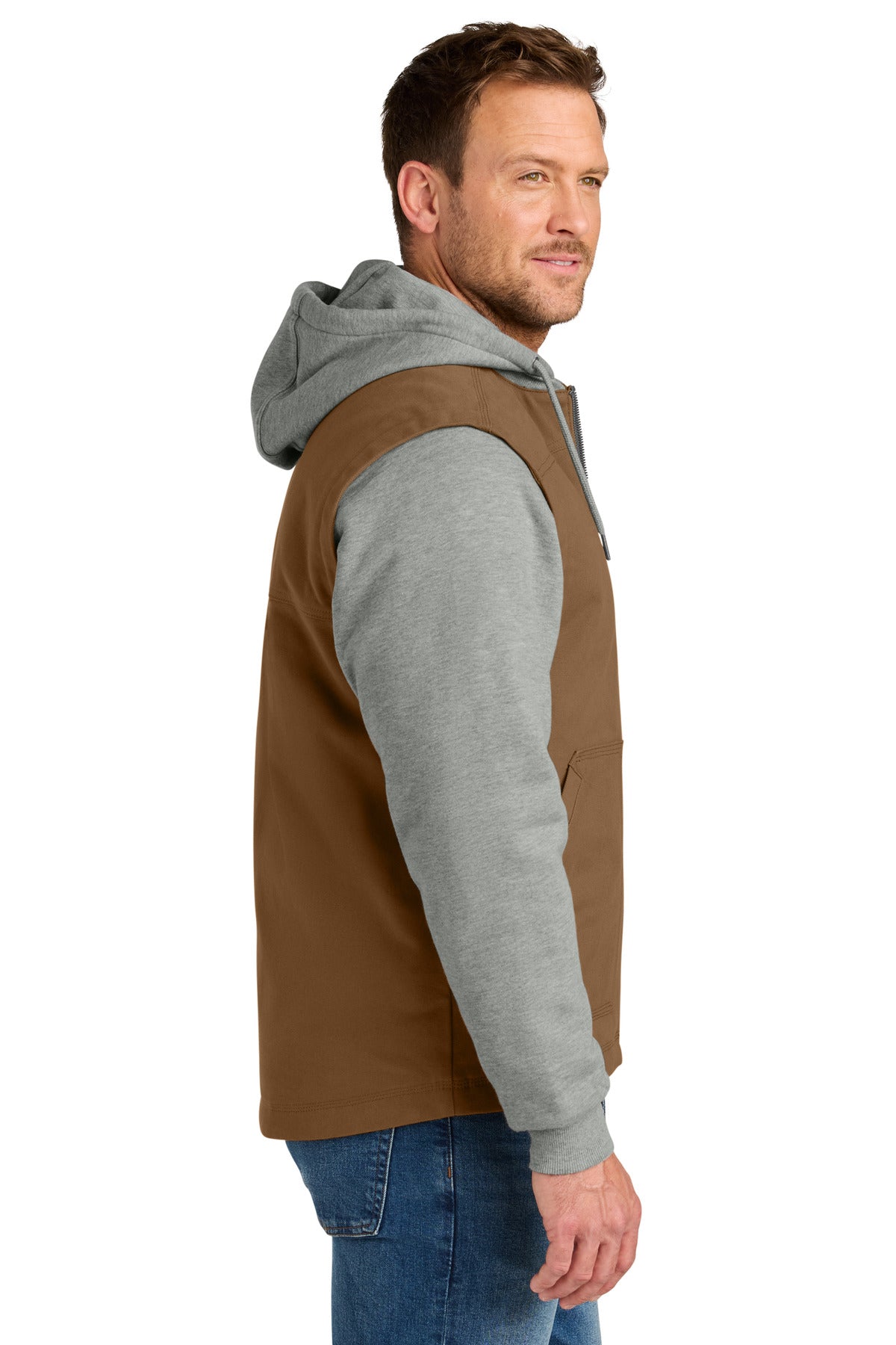 DuckBr/HtG CornerStone Duck Fleece Full-Zip Hooded Jacket CSJ42